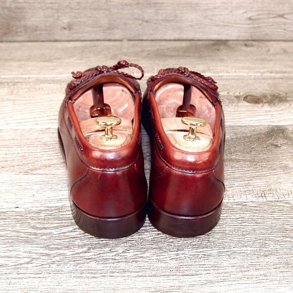 Allen Edmonds WOODSTOCK Loafer 10 EEE Wide Chestnut * add $15 new Cedar Trees main image 4
